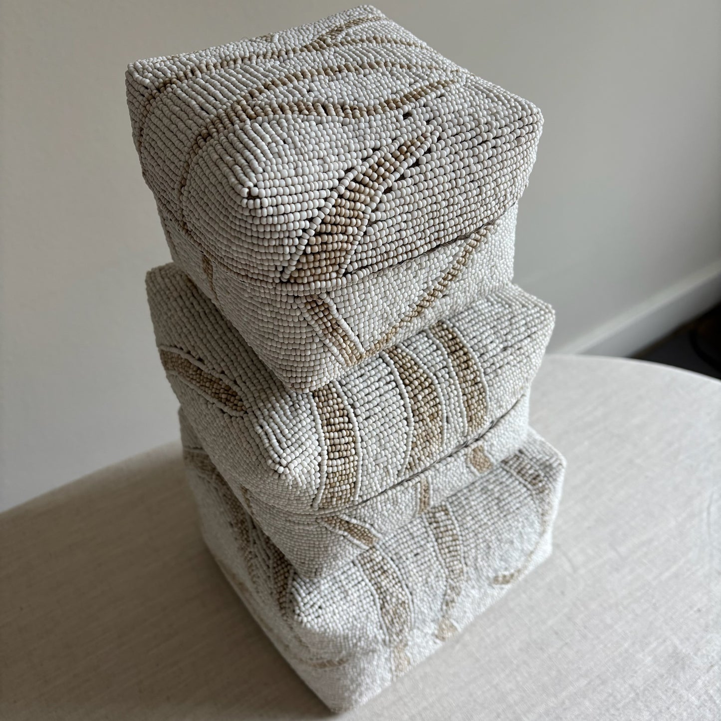 Bamboe / Kralen Offermanden Xevi - Set van 3 stuks