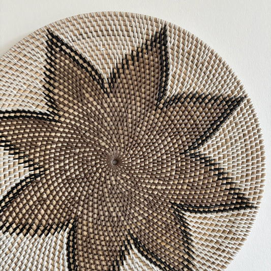 Rotan Wanddecoratie Rond Gaia
