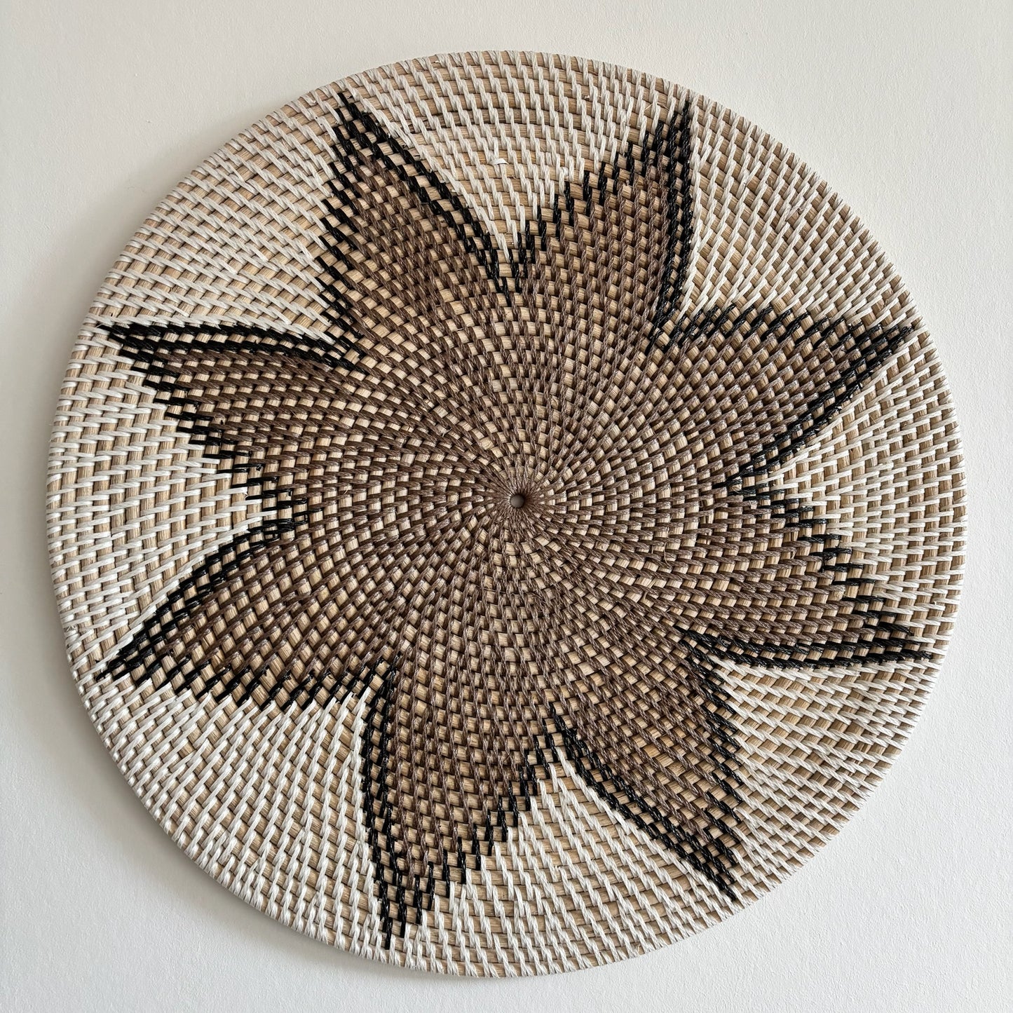 Rotan Wanddecoratie Rond Gaia