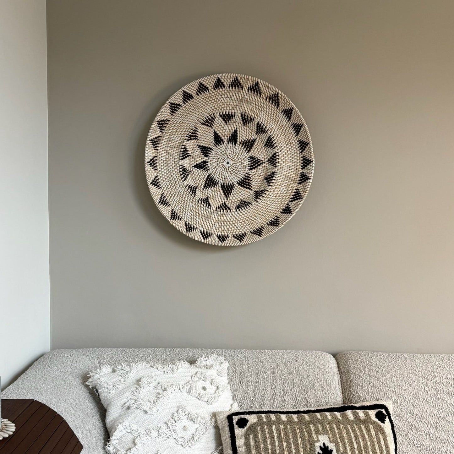 Rotan Wanddecoratie Rond Kaya Ø50cm