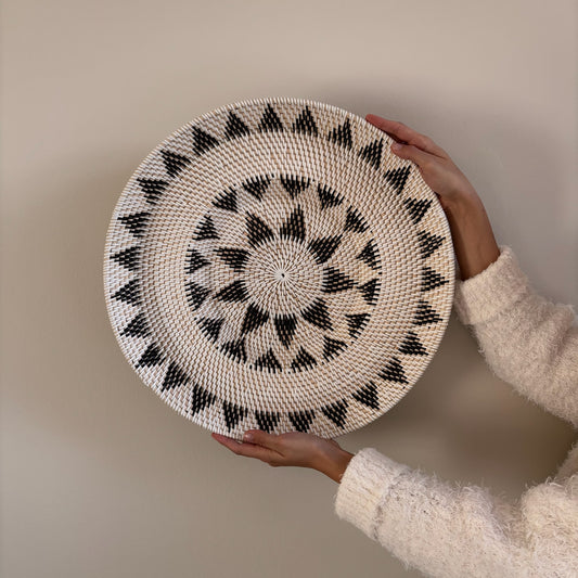 Rotan Wanddecoratie Rond Kaya