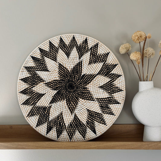 Rotan Wanddecoratie Rond Liva