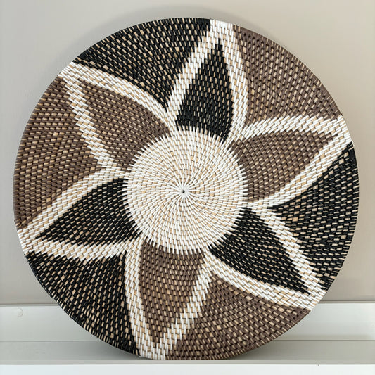 Rotan Wanddecoratie Rond Maya