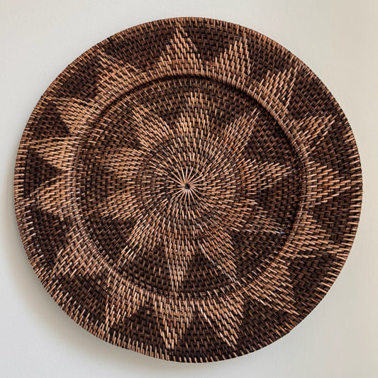 Rotan Wanddecoratie Rond Nina