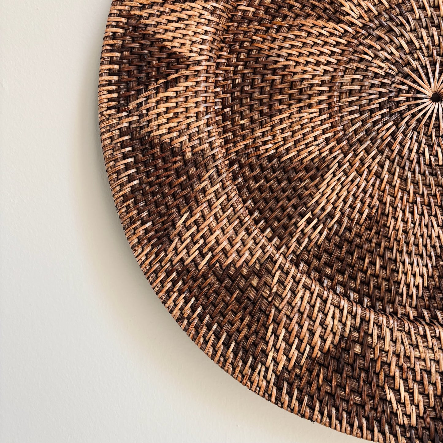 Rotan Wanddecoratie Rond Nina