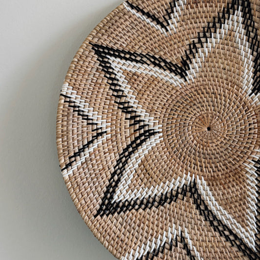 Rotan Wanddecoratie Rond Savi Ø50cm