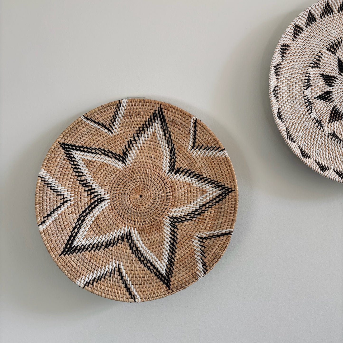 Rotan Wanddecoratie Rond Savi Ø50cm