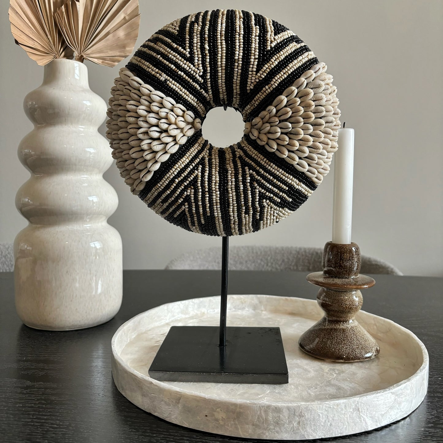 Schelpen Ornament op voet Nola