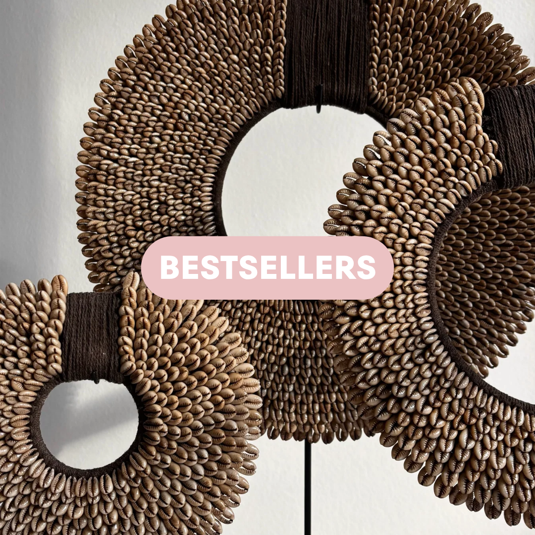Schelpenketting op Standaard Papua Bruin