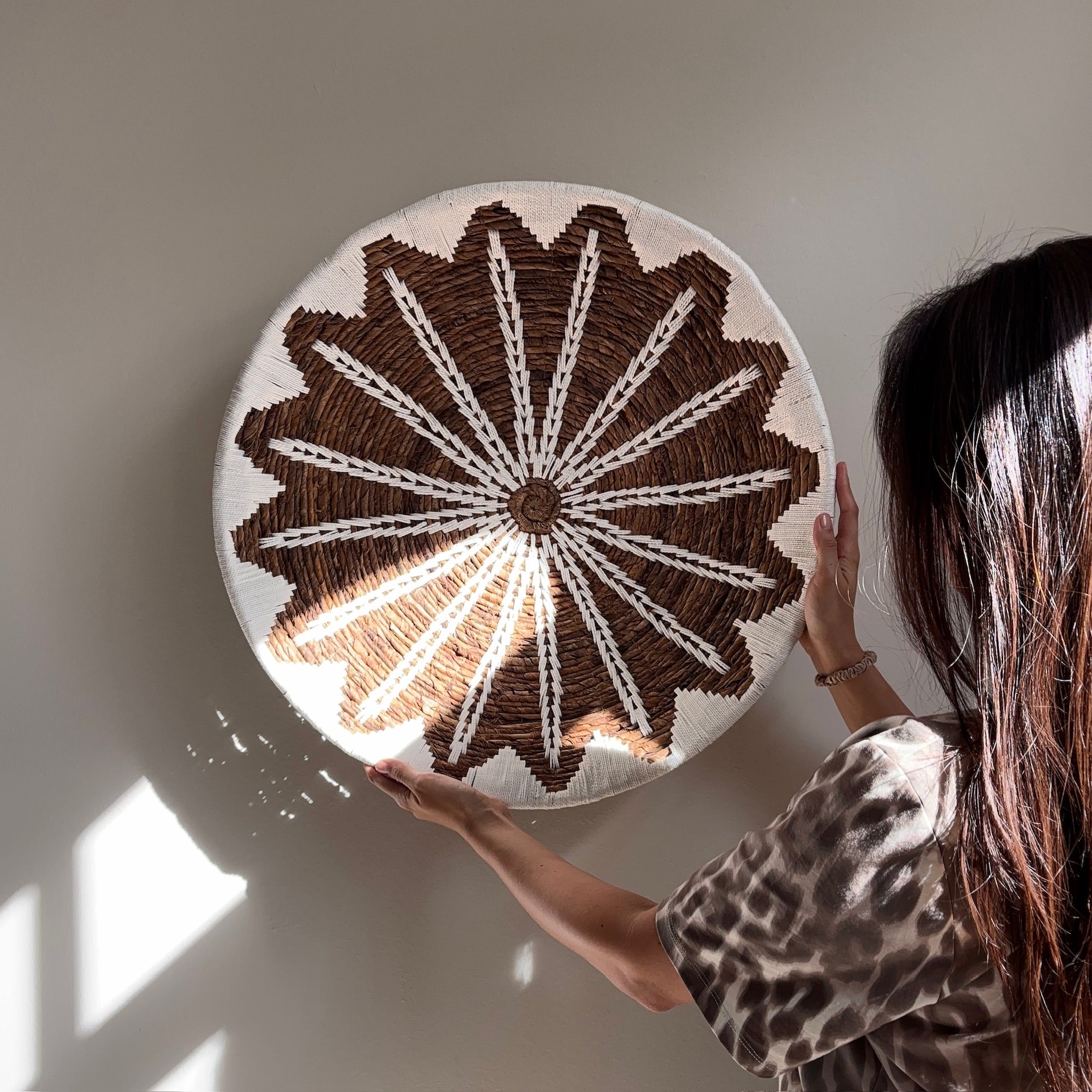 Wanddecoratie Rond Java