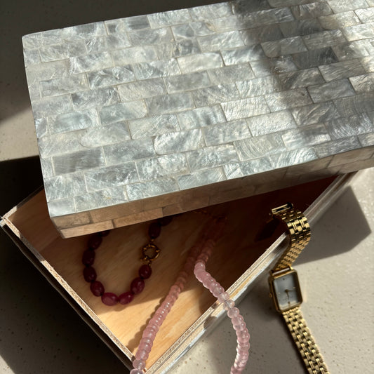 Capiz Shell Storage Box