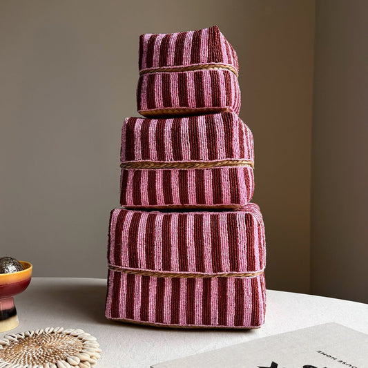 Bamboe / Kralen Offermanden Billy - Set van 3 stuks