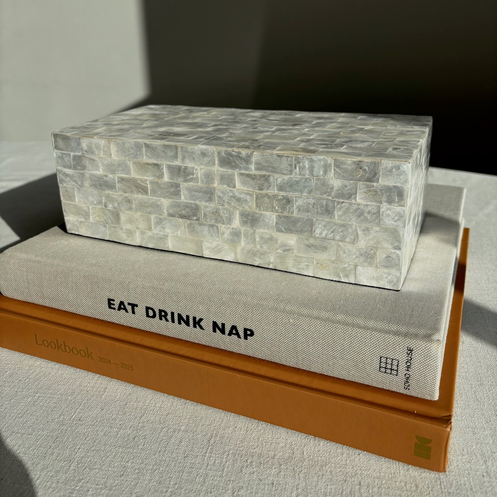 Capiz schelpen Opbergdoosje