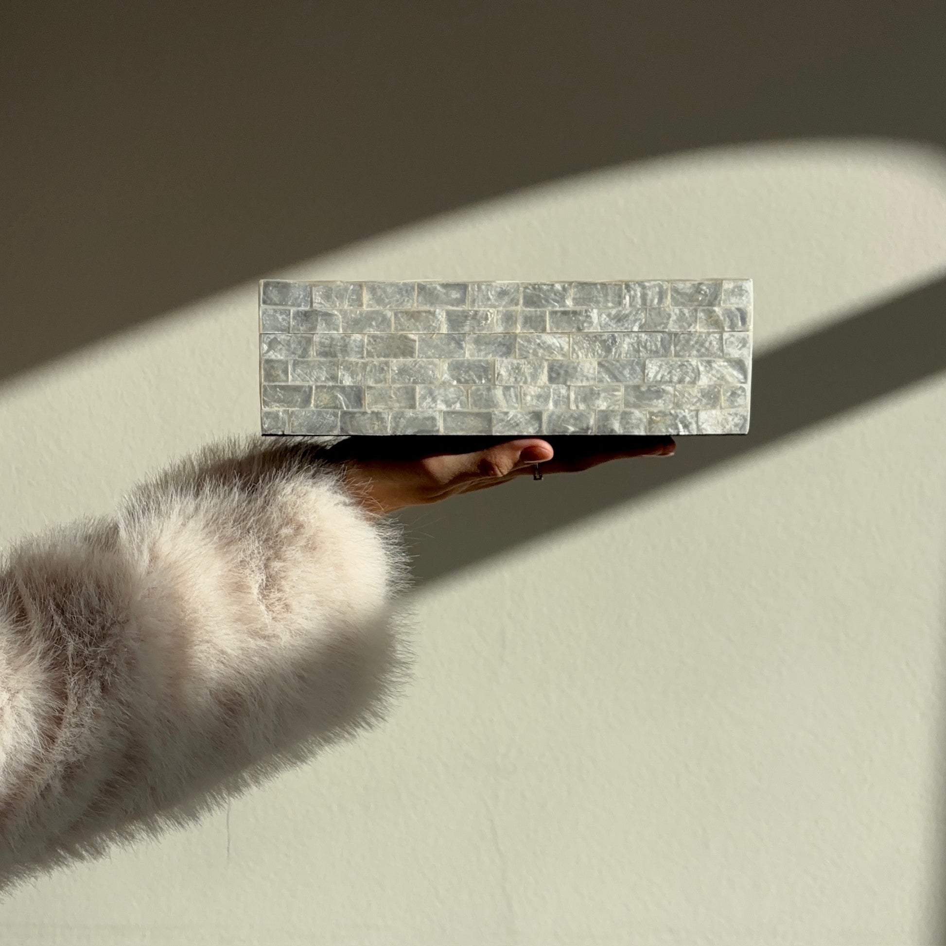 Capiz schelpen Opbergdoosje