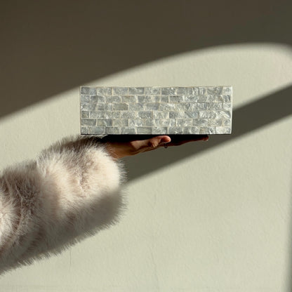 Capiz schelpen Opbergdoosje