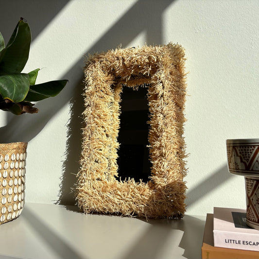 Fringe Spiegel - Naturel