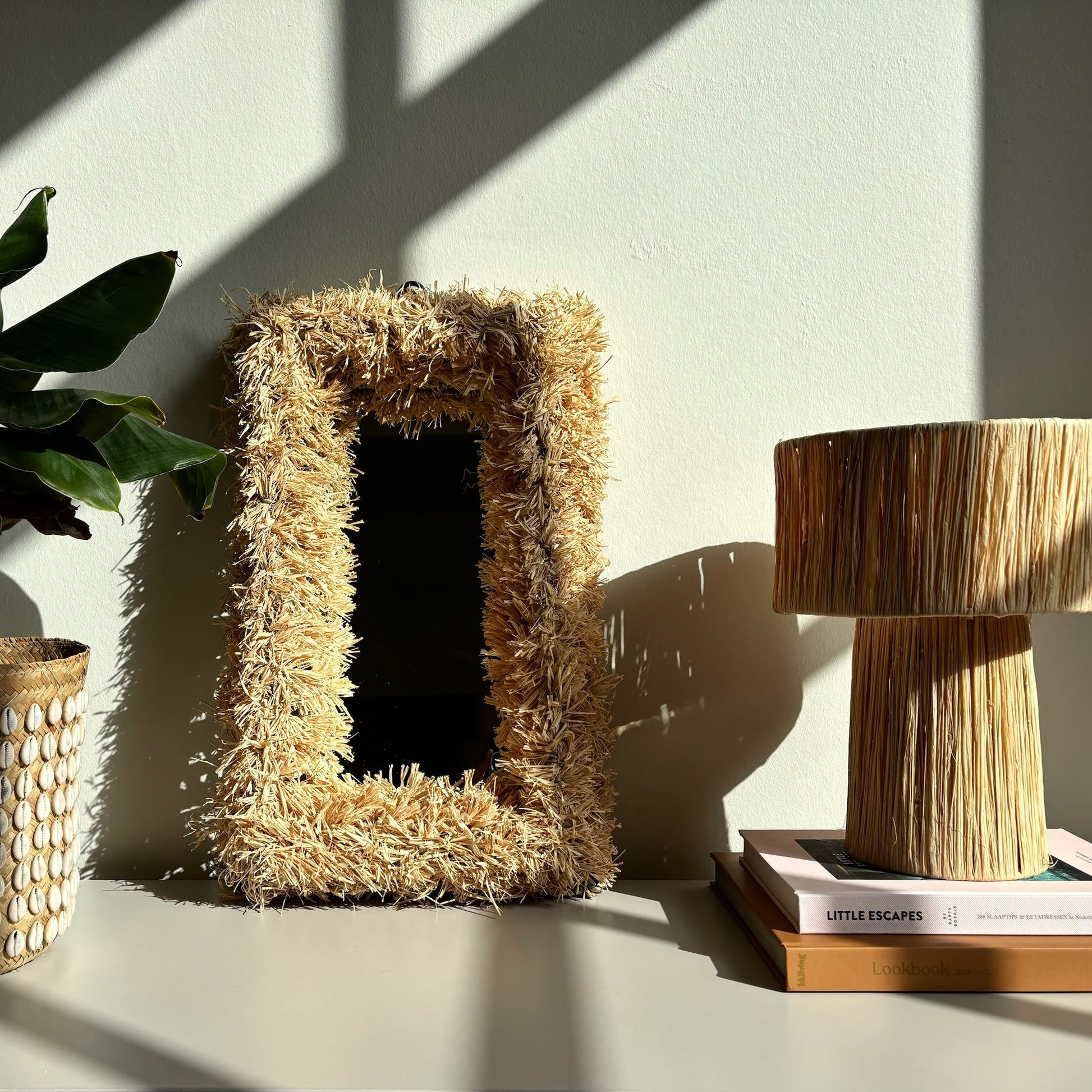 Fringe Spiegel - Naturel