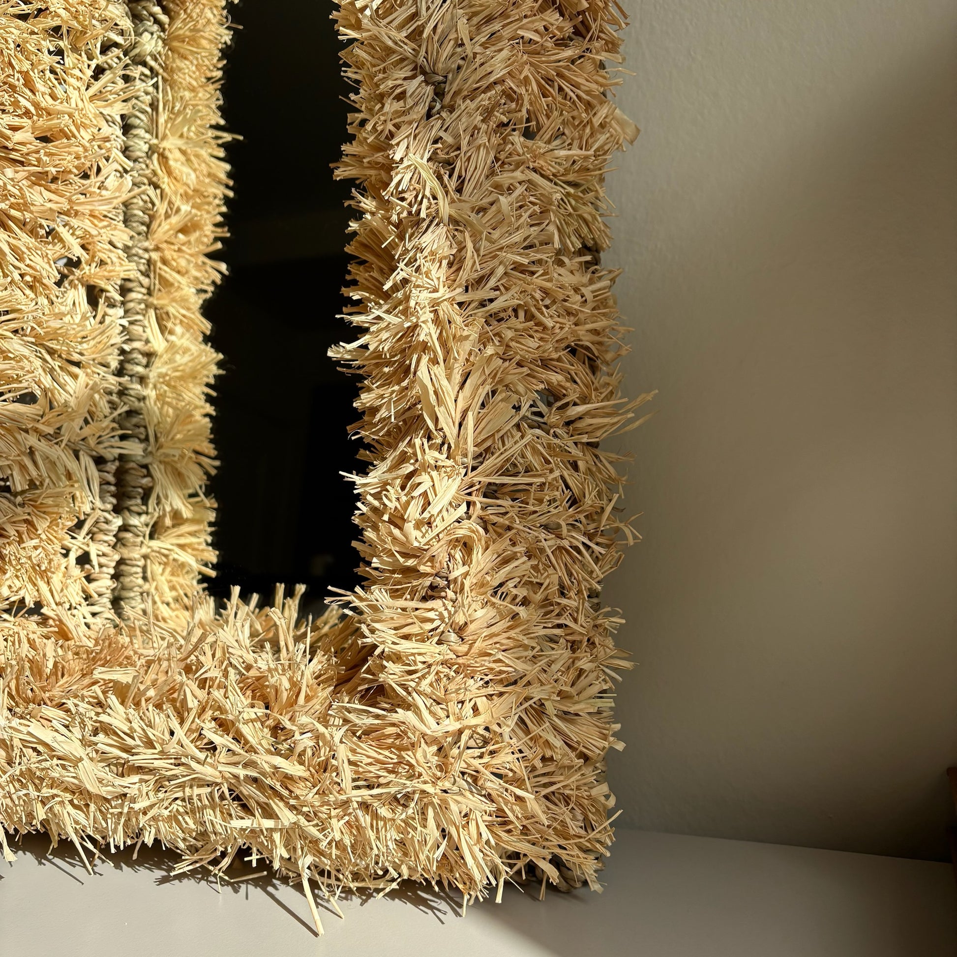 Fringe Spiegel - Naturel