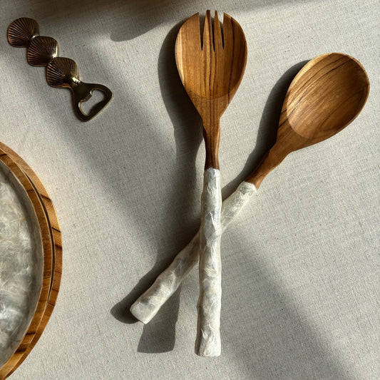 Houten Slabestek (set van 2)