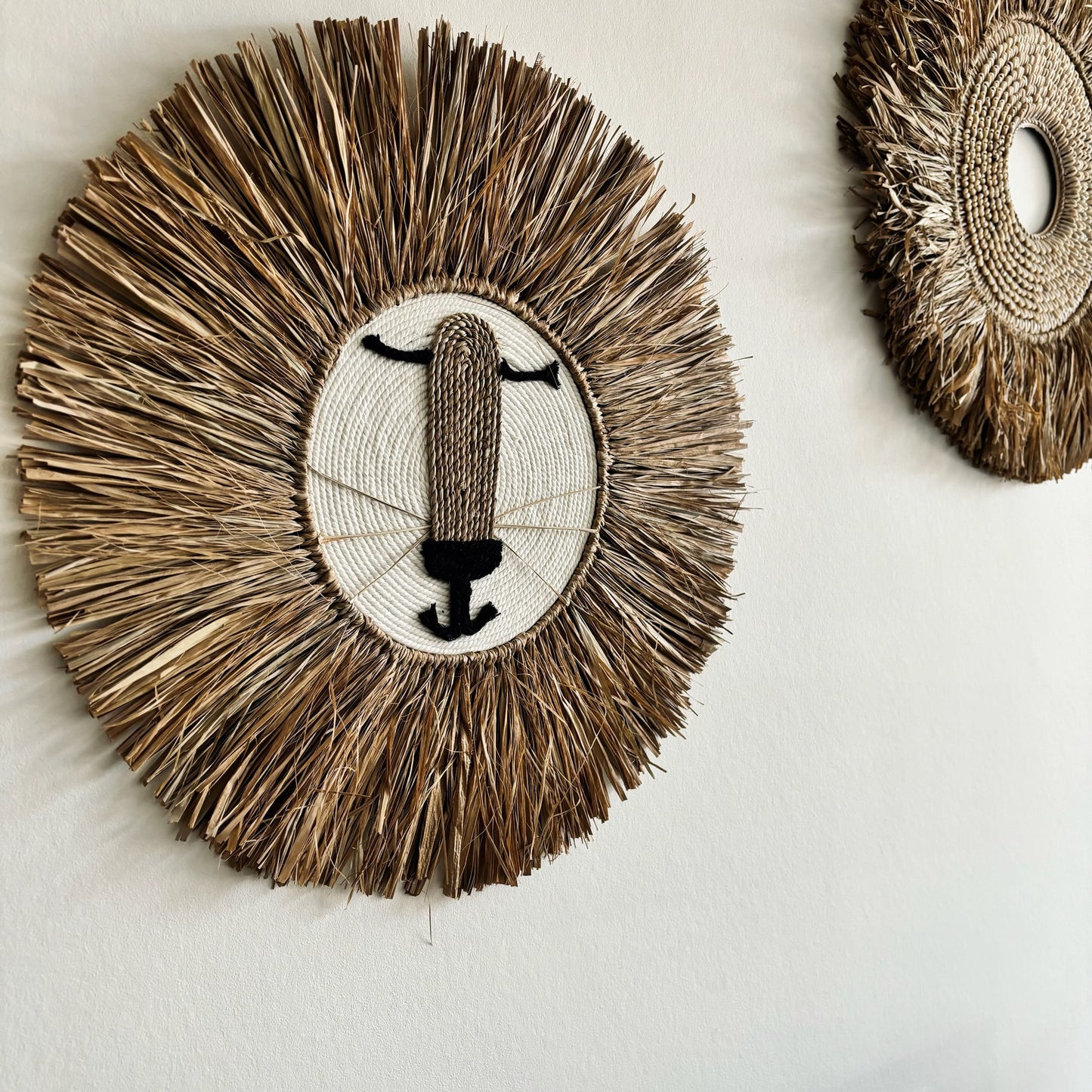 Kinderkamer Wanddecoratie Leeuw Wit 