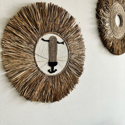Kinderkamer Wanddecoratie Leeuw Wit 