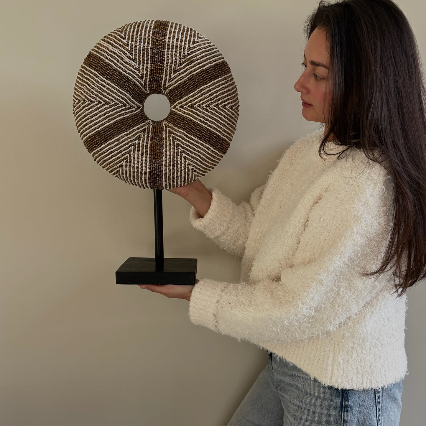 Kralen Ornament op voet Lot