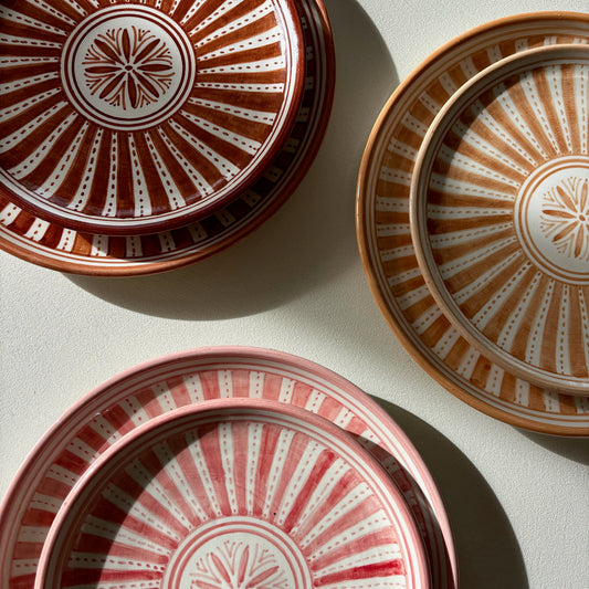 Marokkaans Bord Savi - Bruin