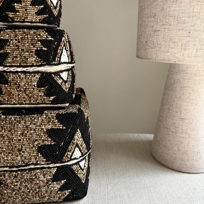 Bamboe / Kralen Offermanden Vive - Set van 3 stuks