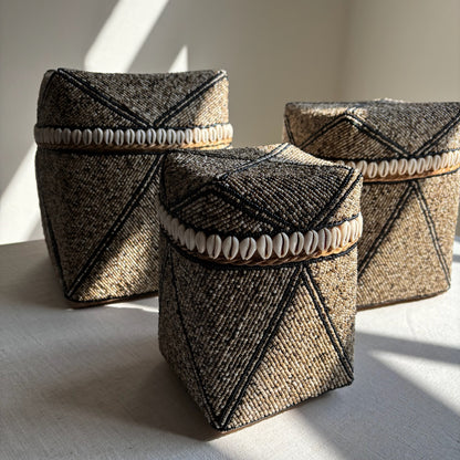 Bamboe / Kralen Offermand Hoog Beau