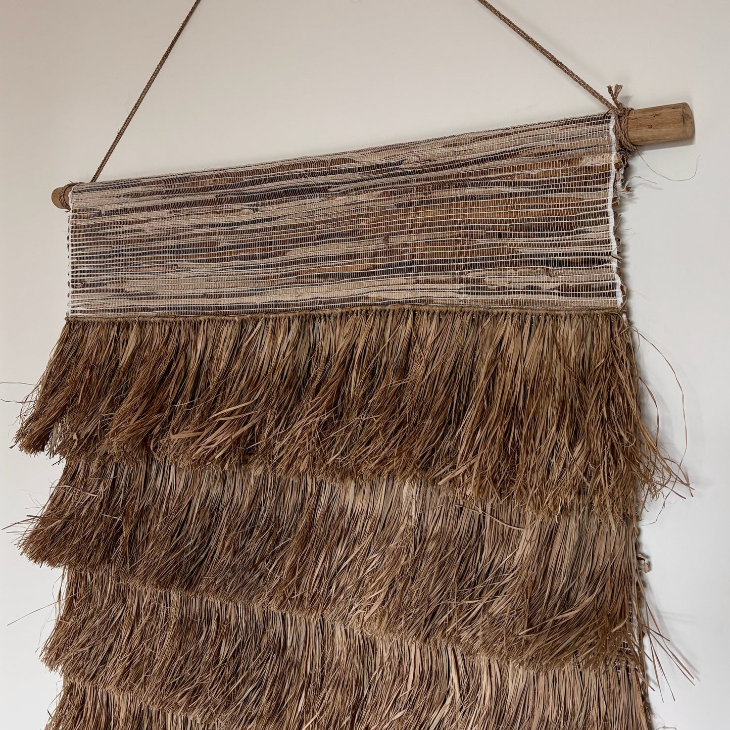 Raffia Wandhanger