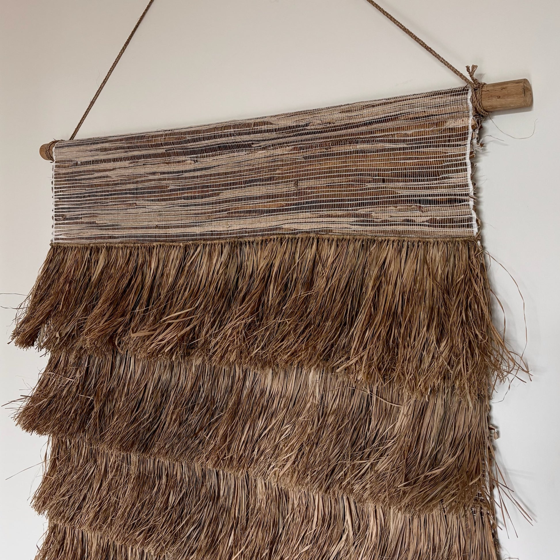 Raffia Wandhanger
