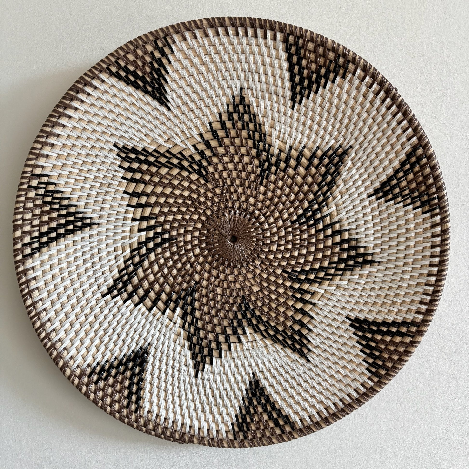 Rotan Wanddecoratie Rond Emy