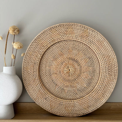 Rotan Wanddecoratie Rond Eva 