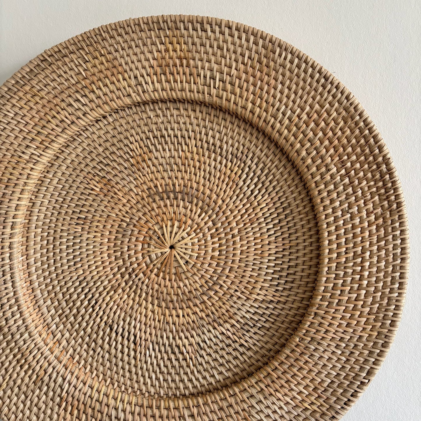 Rotan Wanddecoratie Rond Eva 