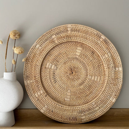 Rotan Wanddecoratie Rond