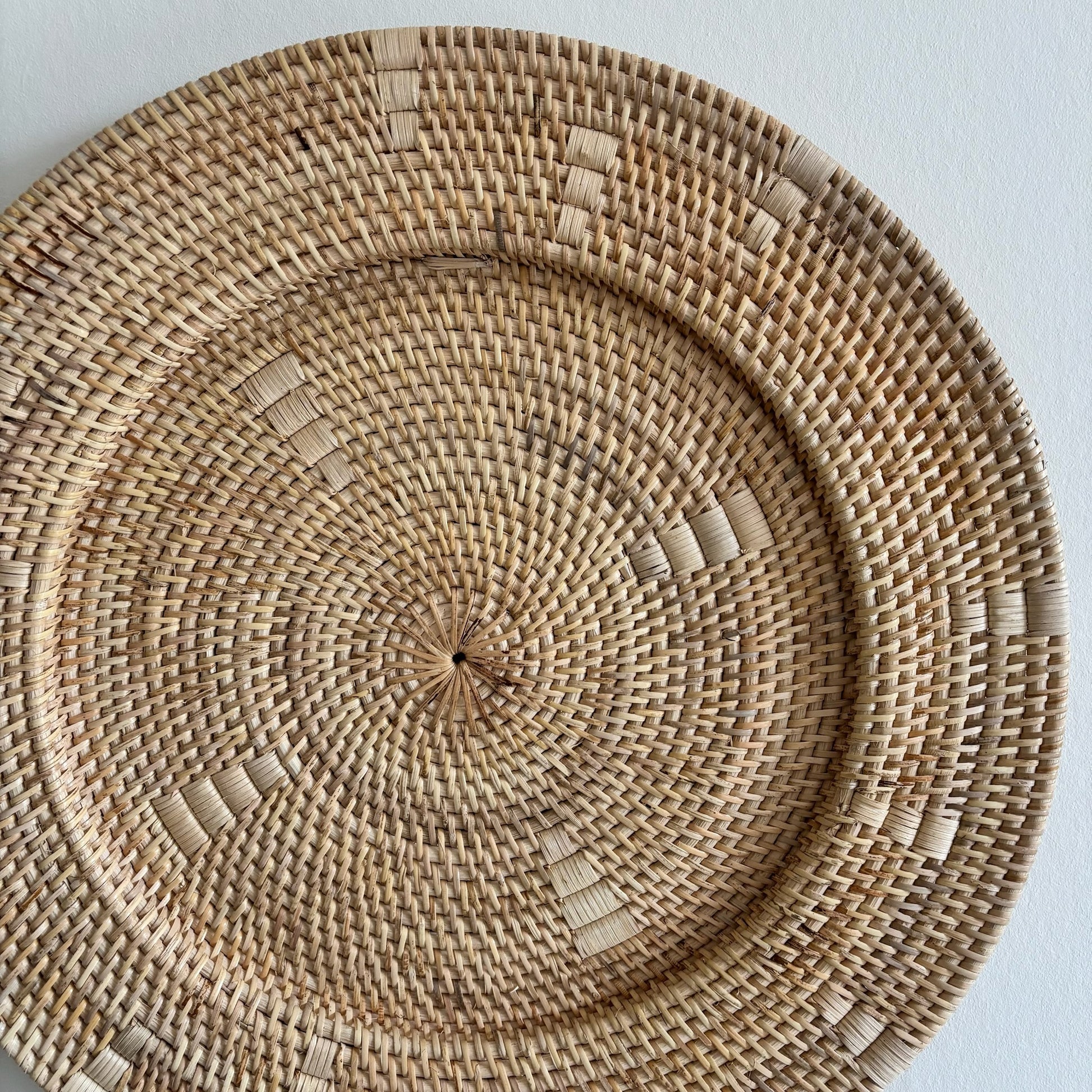 Rotan Wanddecoratie Rond