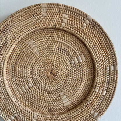 Rotan Wanddecoratie Rond