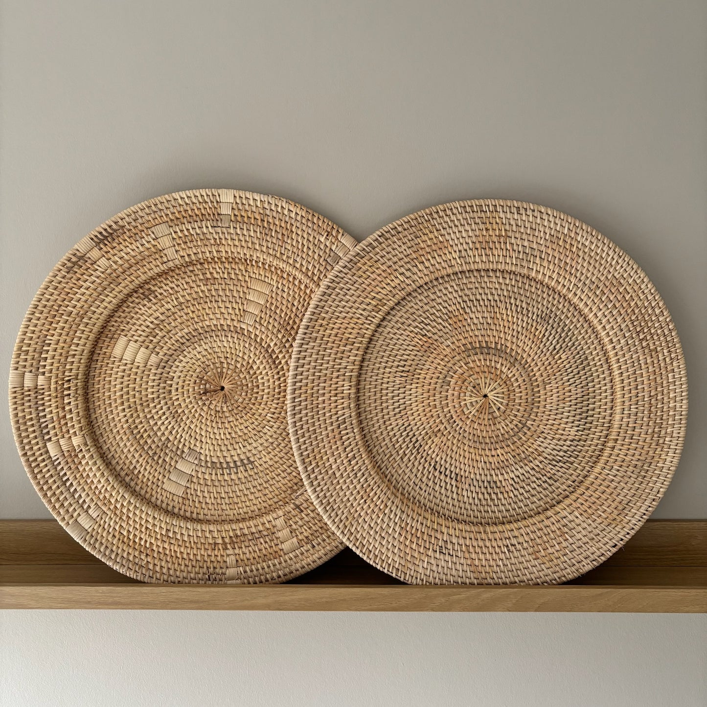 Rotan Wanddecoratie Rond