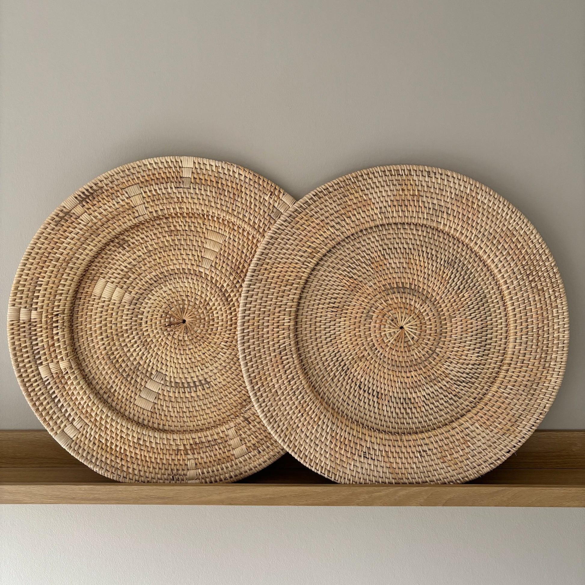 Rotan Wanddecoratie Rond Eva 