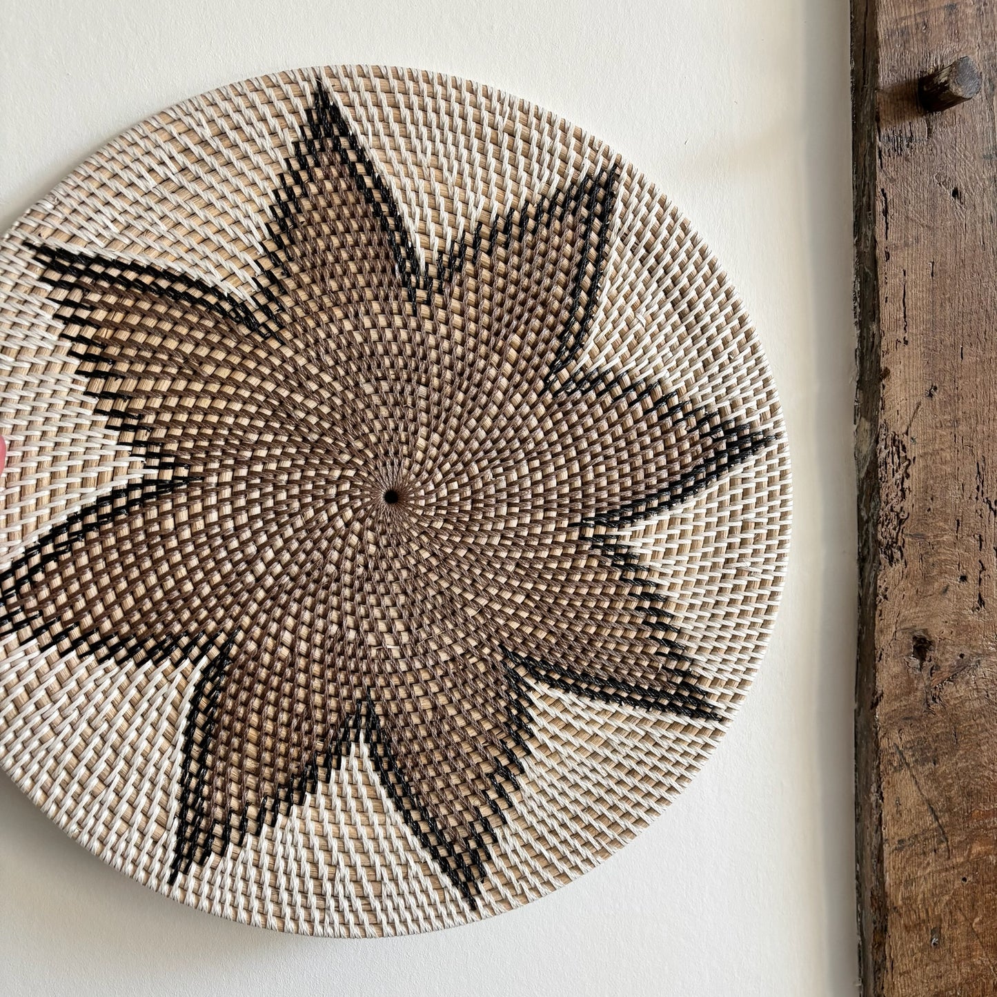 Rotan Wanddecoratie Rond Gaia
