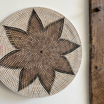 Rotan Wanddecoratie Rond Gaia