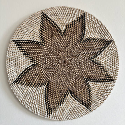 Rotan Wanddecoratie Rond Gaia
