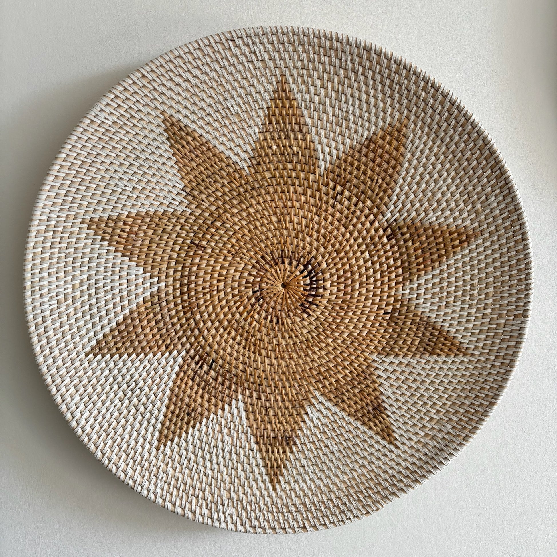 Rotan Wanddecoratie Rond Iva 