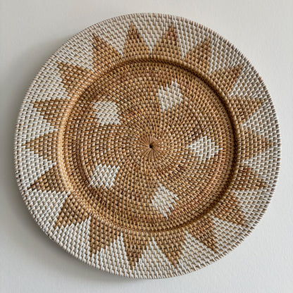 Rotan Wanddecoratie Rond Mara 