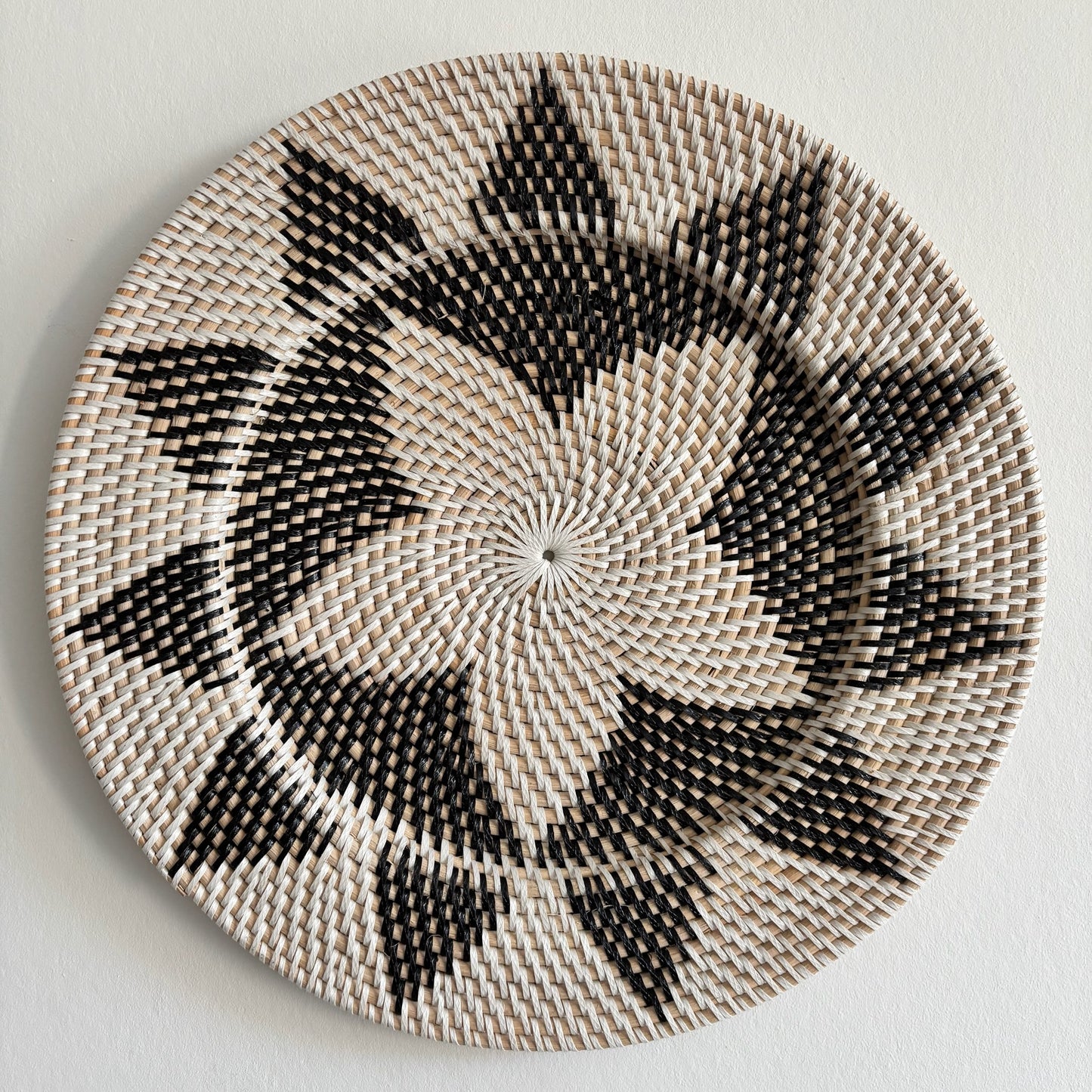 Rotan Wanddecoratie Rond Yula 