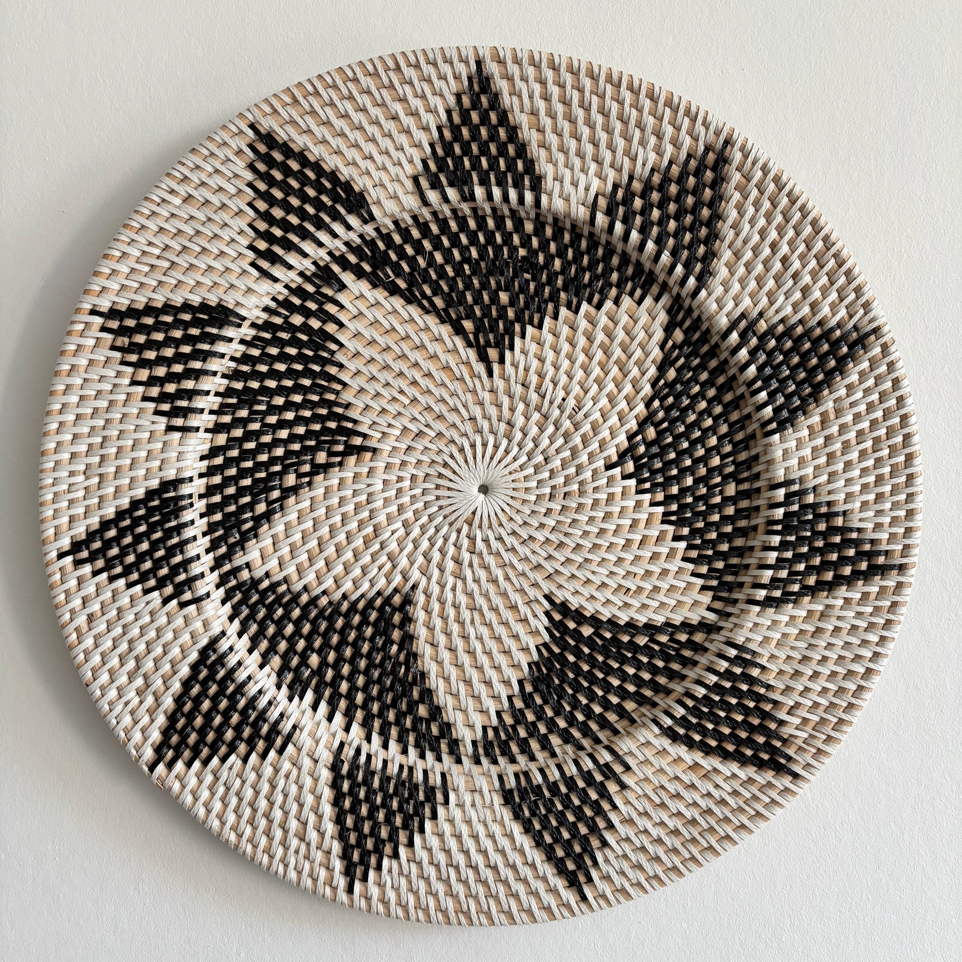 Rotan Wanddecoratie Rond Yula 