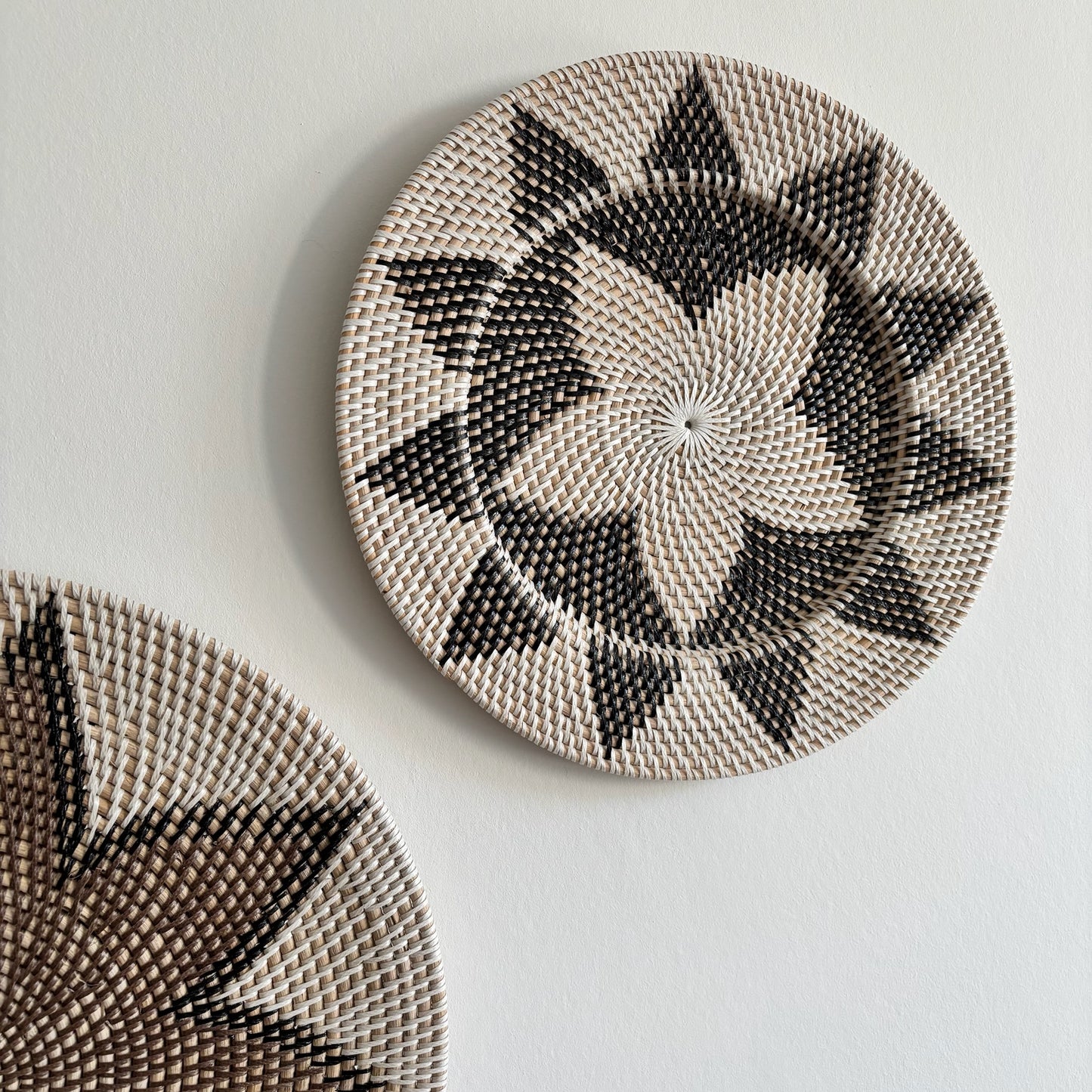 Rotan Wanddecoratie Rond Yula 