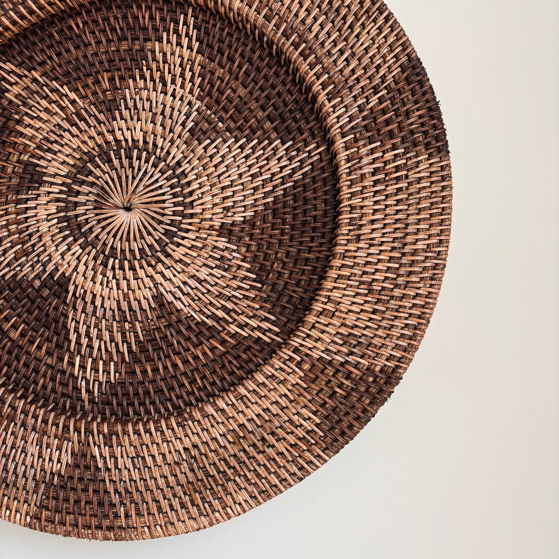Rotan Wanddecoratie Rond Aya 