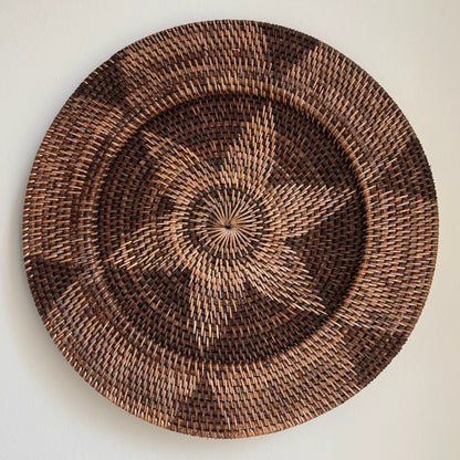 Rotan Wanddecoratie Rond Aya 