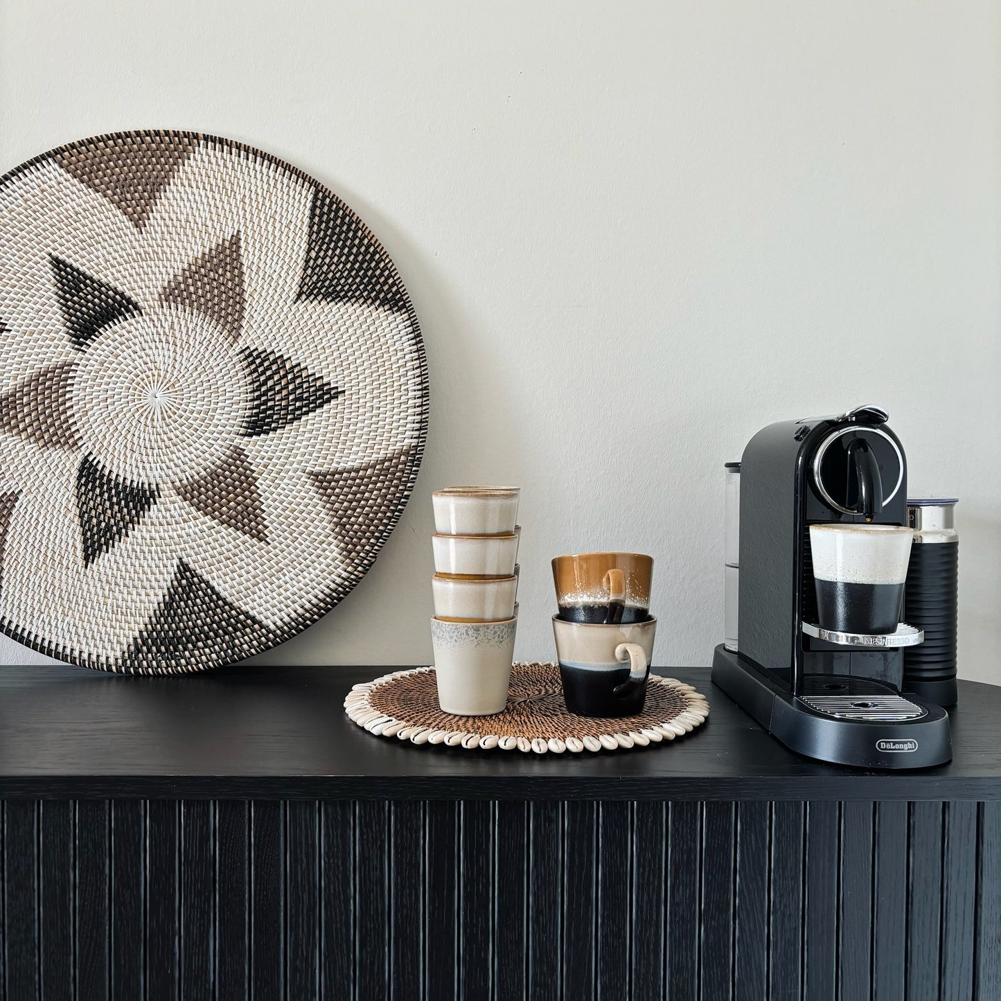 Rotan Wanddecoratie Rond Lana